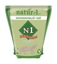 N1 Naturel - Комкующийся наполнитель "Жасминовый чай" 4,5л