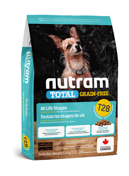 Nutram T28 Small Breed Salmon&Trout - Сухой корм для собак малых пород, с лососем и форелью