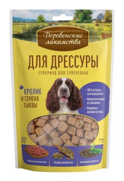 Деревенские лакомства - Лакомства для дрессуры, кролик и семена тыквы