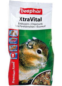 Beaphar XtraVital -  Корм для белок и бурундуков 800гр