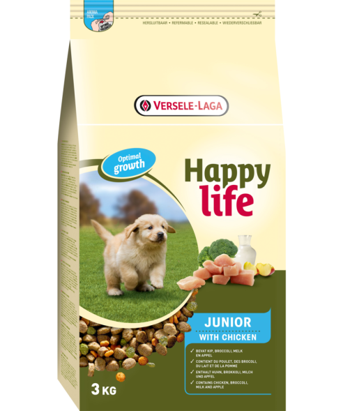 Happy Life - Для щенков с курицей