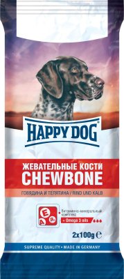 Happy Dog - Жевательные косточки для собак 200гр Happy Dog - Жевательные косточки для собак 200гр