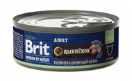 Brit - Консервы для взрослых кошек, с Цыпленком, 100 гр