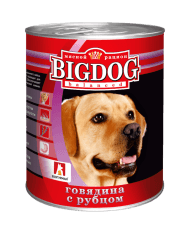 Зоогурман Big Dog - Консервы для собак, Говядина с рубцом 850 гр