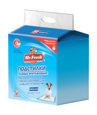 Mr.Fresh - Подстилка-пеленка для кошек и собак Expert Regular, Впитывающая