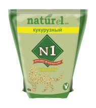 N1 Naturel - Комкующийся наполнитель "Кукурузный"