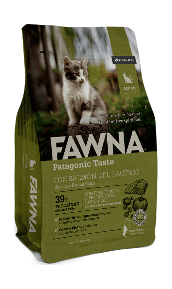 Fawna Kitten - Сухой корм для котят, с лососем