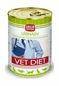 Solid Natura VET DIET Urinary - Консервы для кошек, для профилактики МКБ, 340г