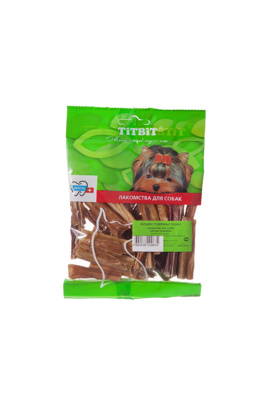 TiTBiT - Лакомство для собак, кишки говяжьи мини, мягкая упаковка, 45 гр