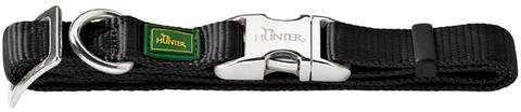 Hunter - Ошейник для собак, нейлон с металлической застежкой M (40-55 см) (ALU-Strong)