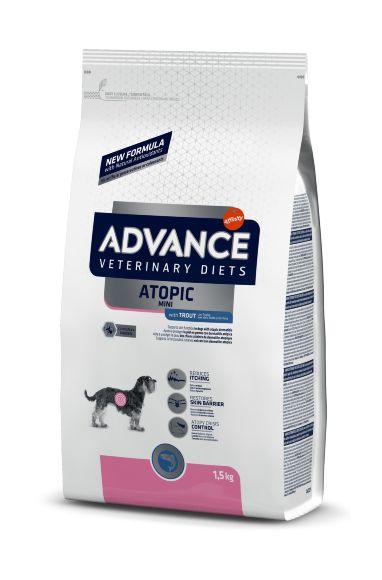 Advance Atopic Mini – Сухой корм для собак малых пород при дерматозах и аллергии 1,5 кг