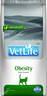 Farmina Vet Life Obesity - Лечебный корм для кошек при ожирении, снижение и контроль веса Farmina Vet Life Obesity - Лечебный корм для кошек при ожирении, снижение и контроль веса