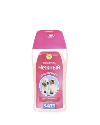 АВЗ Нежный - Шампунь для щенков, гипоаллергенный, с хитозаном, ланолином и алоэ вера, 180 мл АВЗ Нежный - Шампунь для щенков, гипоаллергенный, с хитозаном, ланолином и алоэ вера, 180 мл