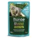 Monge Cat BWild Grain Free - паучи из трески с креветками и овощами для взрослых кошек 85г