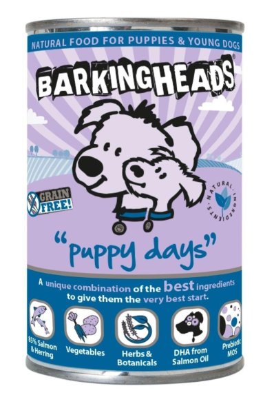Barking Heads - Консервы для щенков с лососем &amp;quot;Щенячьи деньки&amp;quot;