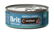Brit - Консервы для щенков всех пород, с Ягненком, 100 гр