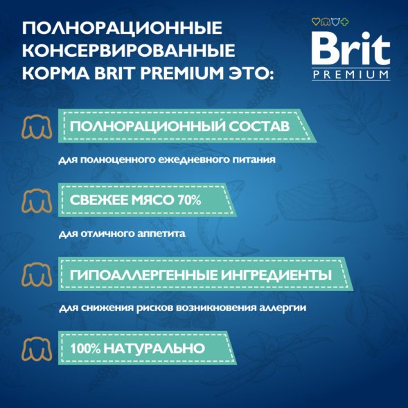 Brit - Консервы для щенков всех пород, с Ягненком, 100 гр