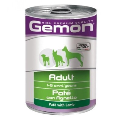 Gemon Dog - Консервы для собак паштет с ягненком 400гр