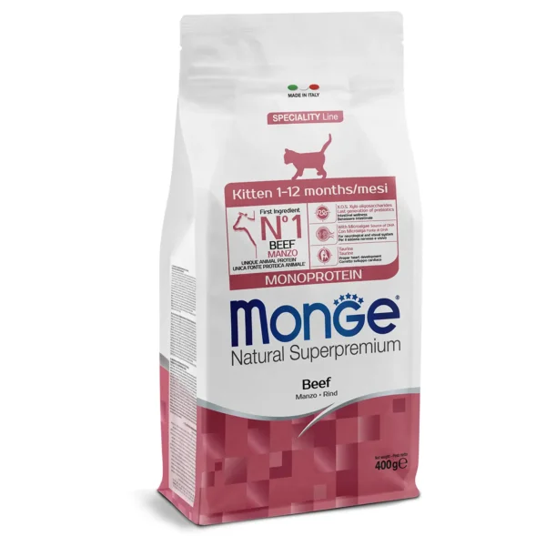 Monge Speciality Line Monoprotein (Монопротеин) - Сухой корм для котят и беременных кошек, из говядины
