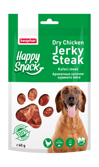 Beaphar Happy Snack - Лакомство для собак "Кусочки курицы" 60гр
