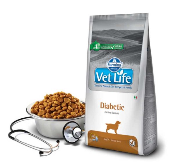 Farmina Vet Life Diabetic - Лечебный корм для взрослых собак всех пород при сахарном диабете