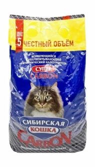 Сибирская кошка - Комкующийся наполнитель, Супер 5кг