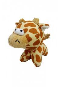 Papillon - Плюшевая игрушка для собак Глазастый жираф, с пищалкой