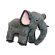 Tuffy Zoo Elephant - Супер прочная игрушка для собак "Зоопарк" Слон, прочность 8/10
