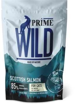 Prime Wild GF Scottish - Сухой корм для котят и кошек с лососем