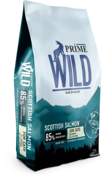 Prime Wild GF Scottish - Сухой корм для котят и кошек с лососем