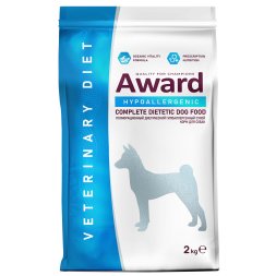 Award Veterinary Diet Hypoallergenic - Диетический корм для взрослых собак при аллергии или пищевой непереносимости