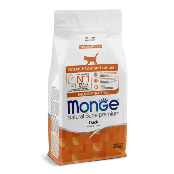 Monge Speciality Line Monoprotein (Монопротеин) - Сухой корм для котят и беременных кошек, с уткой