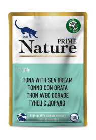 Prime Nature - Паучи для кошек, Тунец с дорадо в желе 100гр