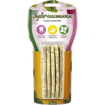 Зубочистики - Палочки жевательные для собак 10 шт. 85гр