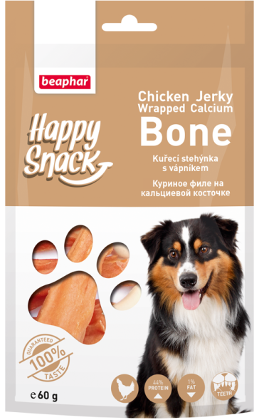 Beaphar Happy Snack - Лакомство для собак &amp;quot;Куриное филе на косточке&amp;quot; 60гр