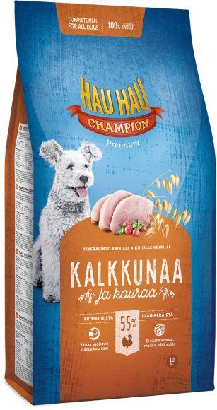 Hau-Hau Champion Turkey - Сухой корм для собак с индейкой и овсом