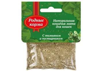 Родные Корма - Кошачья мята для кошек, с тимьяном и пустырником 15гр