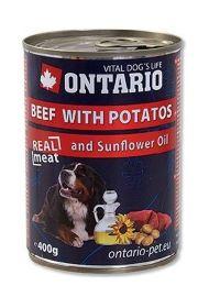 Ontario Beef & Potatos – Консервы для собак с говядиной и картофелем