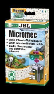 JBL Micromec - Наполнитель для биофильтрации в форме шариков из спеченного стекла, 650 г, на 200 л