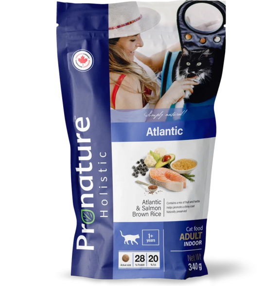 Pronature Holistic Atlantic - Сухой корм для кошек для кожи и шерсти, с лососем и рисом