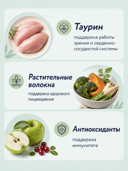 Florida - Сухой корм для взрослых собак крупных пород с курицей и яблоком