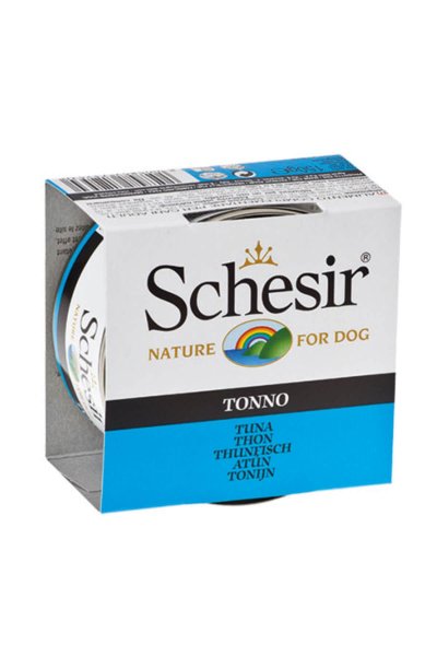 Schesir - Консервы для собак с тунцом 150 гр