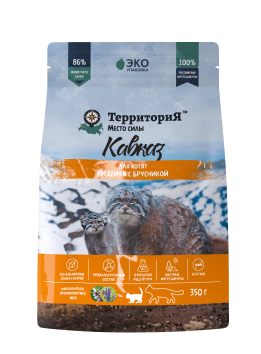 ТерриториЯ &amp;quot;Кавказ&amp;quot; - Сухой корм для котят, с Индейкой и Брусникой