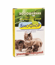 БиоФлор - Ошейник антипаразитарный для котят и щенков мелких пород