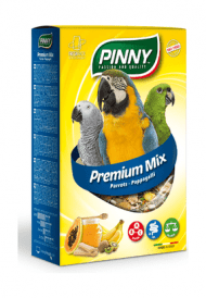 PINNY PM - Полнорационный корм для средних и крупных попугаев, с Фруктами, Бисквитом и Витаминами
