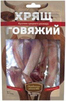 Деревенские лакомства - Хрящ говяжий средний размер 75 гр