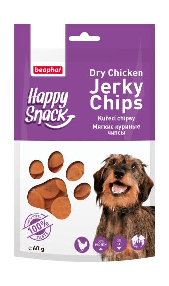 Beaphar Happy Snack - Лакомство для собак "Куриные чипсы" 60гр
