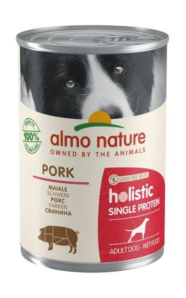 Almo Nature Holistic Digestive Help - Консервы для собак с чувствительным пищеварением, со свининой 400гр