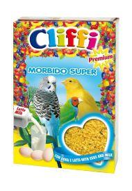 Cliffi Morbido Super - яичный корм с молоком для зерноядных птиц