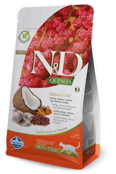 Farmina N&amp;amp;D Quinoa - Сухой корм для кошек, с Сельдью и Киноа